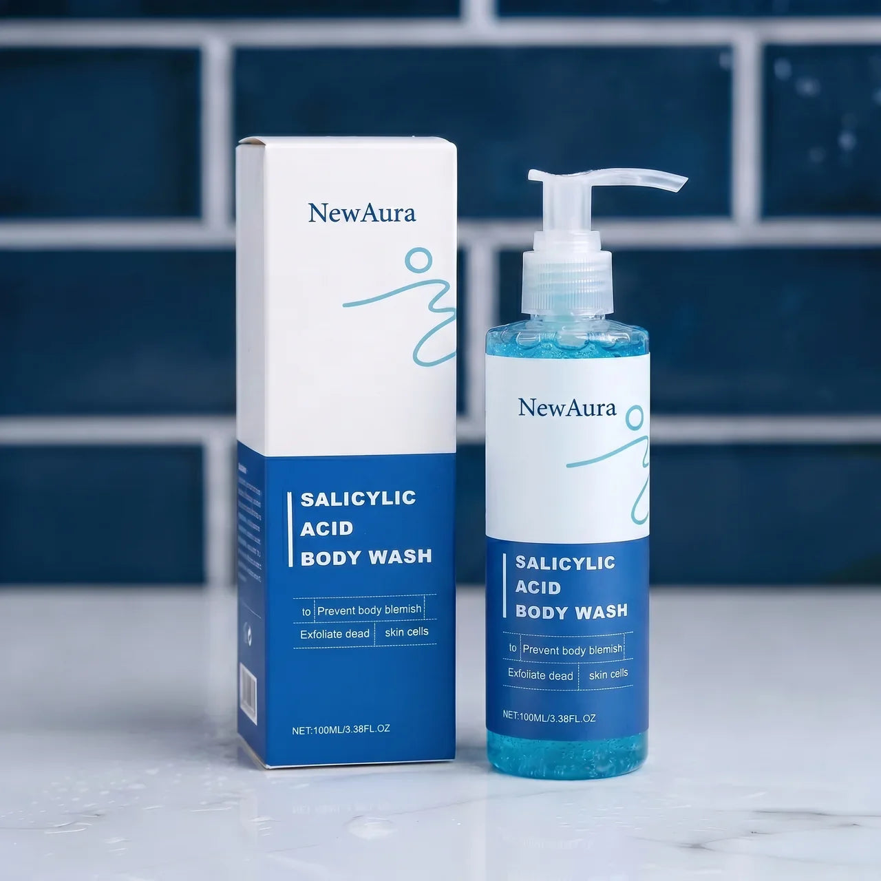 New Aura™ Exfoliating Body Wash
